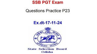 SSB PGT MCQ23POLITICAL SCIENCEDT021124 [upl. by Dnalyr]