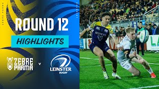 Zebre Parma vs Leinster  Instant Highlights  Round 12  URC 202324 [upl. by Huskamp]