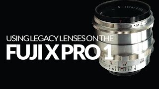 Using Manual Lenses on X Pro 1 [upl. by Nicolais]