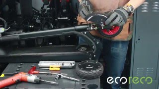 EcoReco M amp S Series Front Air Tire Installation [upl. by Nyladnarb838]