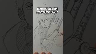 Comment dessiner zoro de onepiece  manga anime tutodessin dessinateur20 [upl. by Alag]