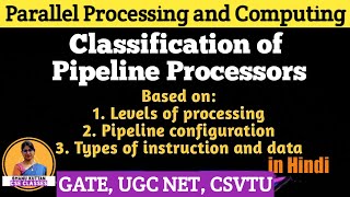 Classification of Pipeline Processors  ACA  PPC  Lecture29  Shanu Kuttan  Hindi [upl. by Ynabe293]