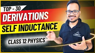 Self Inductance of Long Solenoid Derivation  Class 12 Physics Most Important Topics CBSE 2024 [upl. by Kella424]