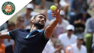 Marin Cilic v Ernests Gulbis Highlights  Mens First Round 2017  RolandGarros [upl. by Hendrik26]