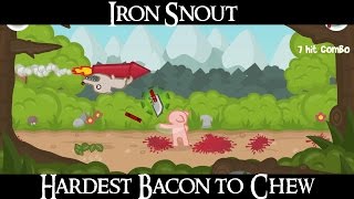 Iron Snout  Hardest Bacon to Chew  Kill 50 enemies in 1HP mode Achievement [upl. by Ilera]