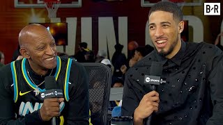 Tyrese Haliburton amp His Dad Talk Pacers Advancing to IST Championship  Inside the NBA [upl. by Bibah911]