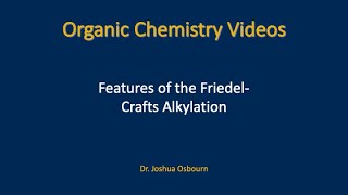 Features of the FriedelCrafts Alkylation [upl. by Alian]