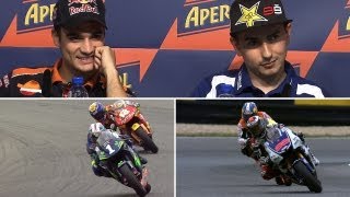 MotoGPâ„¢  Lorenzo vs Pedrosa [upl. by Haisej]