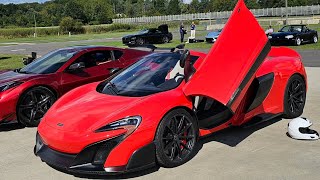 McLaren 675LT Spider at Waterford Hills Raceway [upl. by Baumbaugh]