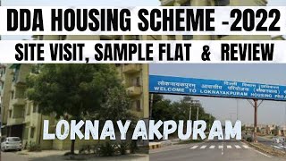 SITE VISIT amp SAMPLE FLAT LOKNAYAKPURAM  DDA FLATS LOKNAYAK PURAM [upl. by Hermon]