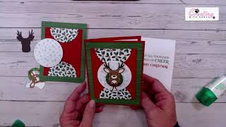 11724 Stampin Up Reindeer Fun Ideas [upl. by Jania]