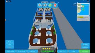 Roblox Cruise Ship Tycoon  Raven Class Speed Build [upl. by Aernda812]