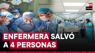 Enfermera donó sus órganos y salvó la vida de 4 pacientes en Lambayeque [upl. by Icat]