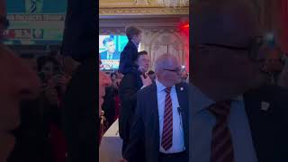 Elon Musk at MaraLago to watch Election Results [upl. by Anelam]