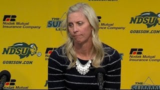 NDSU Womens Basketball Postgame Press Conference  January 18 2017 [upl. by Kelcie]