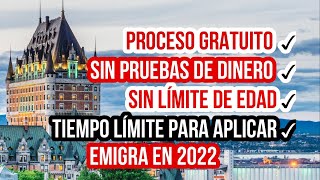 CONSEGUIR TRABAJO EN CANADÁNUEVO PROGRAMA TE LO PONEN MÁS FÁCILCONVOCATORIA DE EMPLEO QUÉBEC 2022 [upl. by Onifled]