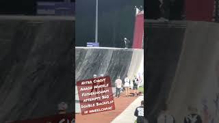 Nitro Circus Aaron Wheelz Fotheringham tries 360 Double Backflip in Wheelchair nitrocircus wheelz [upl. by Gaile]