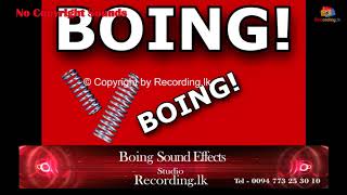 Boing Sound Effects No Copyright [upl. by Proudman]