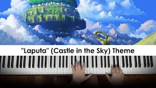 Laputa Castle In The Sky Theme Piano Cover  Dedication 852 [upl. by Roid]