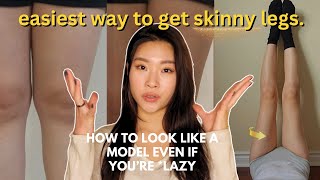 How to Get Slim Legs on Bed Routine  6 Minutes 🎀 [upl. by Oneil943]