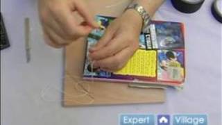 Beginners Guide to Book Binding  How to Sew a Book for Book Binding Part Two [upl. by Desma]