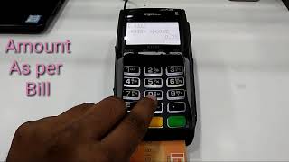 SWIPE CARD MACHINE  HOW TO USE SWIPE CARD MACHINE And SETTLEMENT  Hindi [upl. by Inattirb]