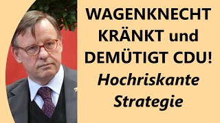 Wird BSW isoliert Sind sämtliche Flirts der CDU mit BSW beendet Wagenknecht als AntiMerz [upl. by Yerd197]