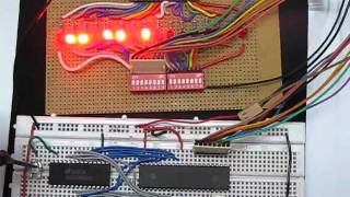 Interfacing ADC0808 using clock from 8051 Microcontroller AT89C51 [upl. by Aisek]