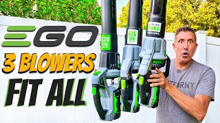 BEST BATTERY LEAF BLOWERS  EGO 56v Lineup Review 2022 [upl. by Enrak]