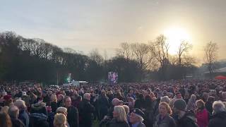 Mi Amigo Sheffield Endcliffe Park memorial service and flyby Tony Foulds UK amp USA [upl. by Sudderth]