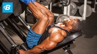 XXL Leg Workout for Mass  Lawrence Ballenger [upl. by Htrap]