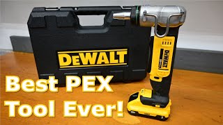 DeWalt DCE400 20v Cordless Pex A Expansion Tool Review [upl. by Eeloj]