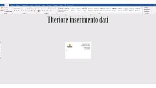 Come realizzare un biglietto da visita con Word [upl. by Odlaner]