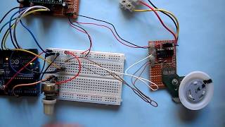 CDROM sensored brushless DC motor control with Arduino [upl. by Arad]