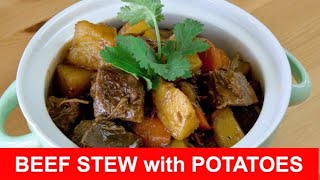 Beef stew with potatoes Chinese style recipe 土豆炖牛肉 [upl. by Sorcim]