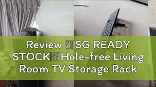 Review 【SG READY STOCK】Holefree Living Room TV Storage Rack Monitor Stand Adjustable Desktop Displ [upl. by Honeywell]