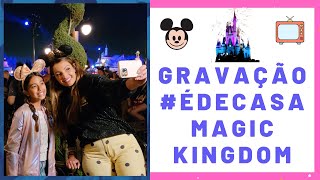 Making of da gravação para o ÉdeCasa com Patrícia Poeta no Disneys Magic Kingdom  Fev 2022 [upl. by Ailla]