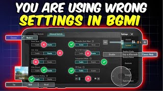 BGMI All New Basic amp Advance SETTINGSCONTROLS  Perfect BGMI Settings Guide  BGMI  Pubg Mobile [upl. by Aksel]