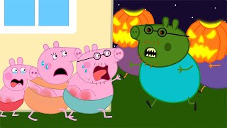 Zombie Apocalypse Zombies Appear At The Maternity Hospital🧟‍♀️  Peppa Pig PJ Mask Funny Animation [upl. by Anyzratak787]