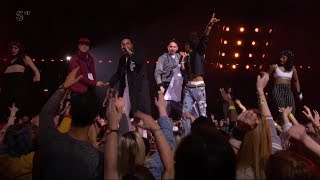 MTV EMA 2017 Unforgettable Stage invasion FT French Montana amp Swae lee [upl. by Jannelle581]