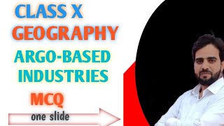 mcq on agro based industries cisce geography class x important mcq with explanation for class x [upl. by Sigfrid]