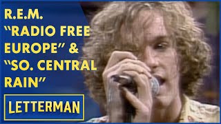 REM Performs quotRadio Free Europequot amp quotSo Central Rainquot  Letterman [upl. by Yeleak958]