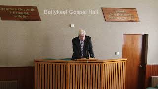 Ballykeel Gospel Hall Speaker Mervyn Wishart 03032024 [upl. by Chucho]