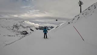 Skifahren am Hintertuxer Gletscher  Österreich [upl. by Felipe]