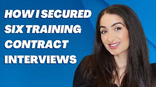 How I secured SIX training contract interviews  APPLICATION WRITING TIPS [upl. by Ticon917]