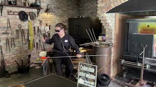 Glass Blowing at Arribas Brothers at Magic Kingdom [upl. by Goober323]