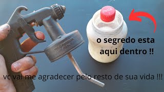 DESCUBRA ESSE SEGREDO EM SUA PISTOLA DE PINTURA DE AR DIRETO E VOCÊ VAI ME AGRADECER [upl. by Massie]