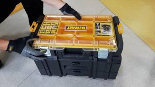 DEWALT TOUGH SYSTEM DS250 DWST1 70728 Skrzynia narzędziowa 550x340x275 mm [upl. by Chatterjee240]