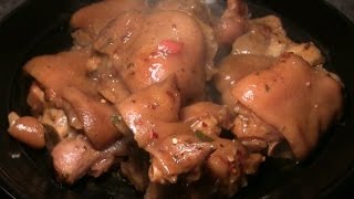 Soul Food PIGs FEET Recipe How To Make Tender Juicy Flavorful Pigs Feet [upl. by Eelram]