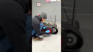 Incredible Kid Crafts a Magical Ride from Old Tires and a Shopping Cart 🚗✨ [upl. by Larkin]